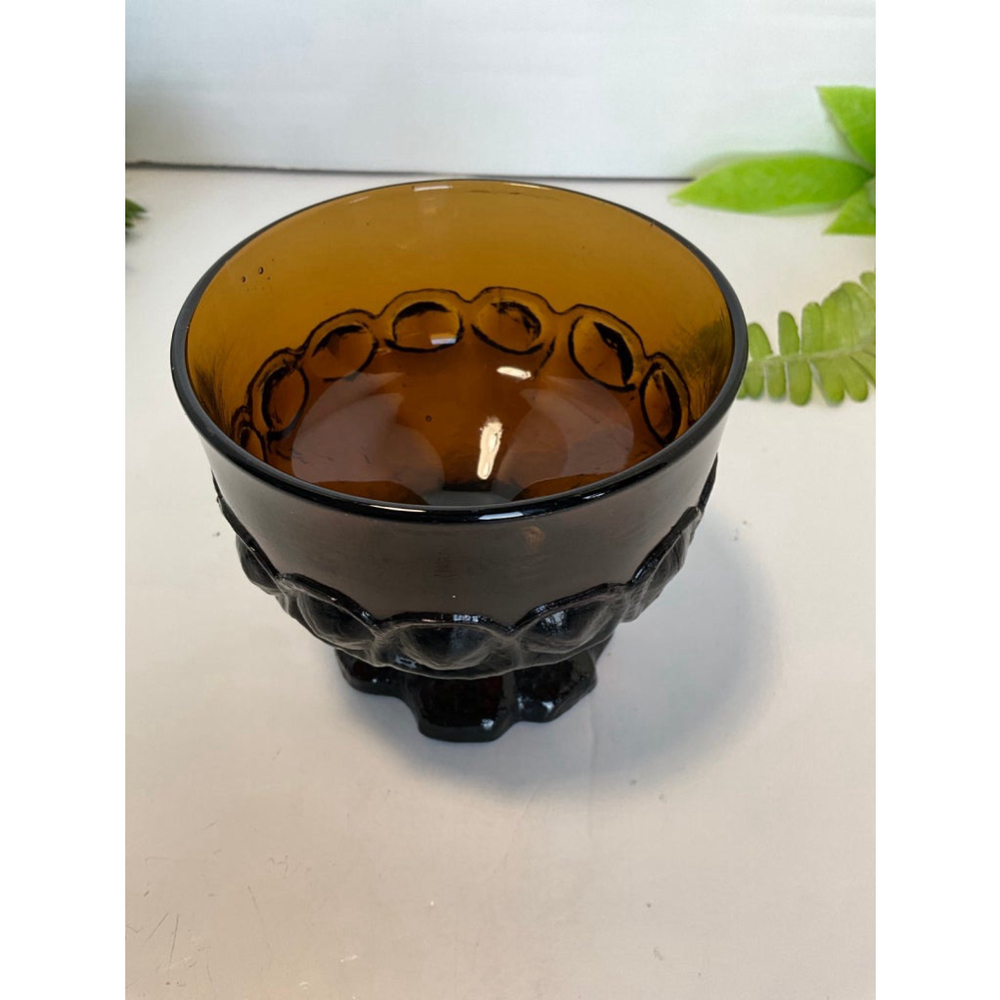 Vintage Tiffin Franciscan Madeira Smoke Brown Dessert Sherbert Cup - Picture 2 of 5